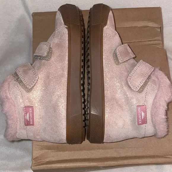 NWT NATURINO DELLEN VL Glittery suede boots in Lilac - Picture 15 of 16